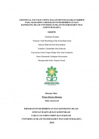 EMOTIONAL FOCUSED COPING DALAM MENYELESAIKAN SKRIPSI PADA MAHASISWA PROGRAM STUDI BIMBINGAN DAN KONSELING ISLAM UNIVERSITAS ISLAM NEGERI RADEN MAS SAID SURAKARTA