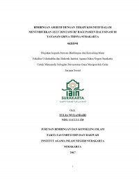 BIMBINGAN ASETIF DENGAN TERAPI KOGNITIF DALAM MENUMBUHKAN SELF DISCLOSURE BAGI PASIEN HALUSINASI DI YAYASAN GRIYA TRISNA SURAKARTA
