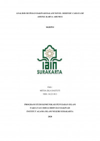 Analisis Isi Pesan Dakwah Dalam Novel Merindu Cahaya de Amstel Karya Arumi E