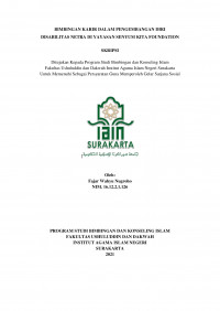 Bimbingan Karir Dalam Pengembangan Diri Disabilitas Netra di Yayasan Senyum Kita Foundation