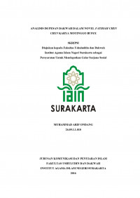 Analisi Isi Pesan Dakwah Dalam Novel Fatimah Chen Chen Karya Matinggo Busye