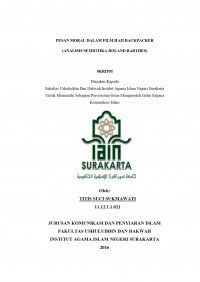 PESAN MORAL DALAM FILM HAJI BACKPACKER (ANALISIS SEMIOTIKA ROLAND BARTHES)