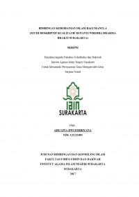 BIMBINGAN KEROHANIAN ISLAM BAGI MANULA (STUDI DESKRIPTIF KUALITATIF DI PANTI WREDHA DHARMA BHAKTI KUSUMA SURAKARTA)
