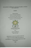 MANAJEMEN SUMBER DAYA MANUSIA MASJID AL-AMIN DI KOTA KEBUMEN