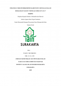 Strategi Cyber PR Diskominfo Kabupaten Boyolali dalam Sosialisasi Tagline Boyolali Smile of Java