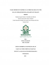 Usaha Membangun Kepercayaan Diri relawan PMI (Palang Merah Indonesia) di Kabupaten Sragen