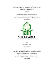 Strategi Humas RSI At-Tin Husada Ngawi Dalam Membangun Citra Positif