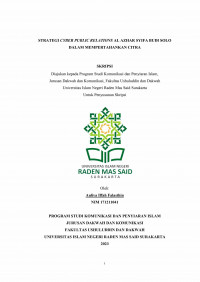 EGI CYBER PUBLIC RELATIONS AL AZHAR SYIFA BUDI SOLO  DALAM MEMPERTAHANKAN CITRA