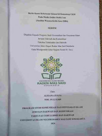 Analisis Wacana Berita Kasus Kekerasan Seksual Di Kemenkop Ukm Pada Media Online Detik.Com (Analisis Wacana Kritis Sara Mills)