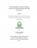 PENGARUH BIMBINGAN ROHANI TERHADAP KECEMASAN PASIEN DI RSUD DR. MOEWARDI SURKARTA