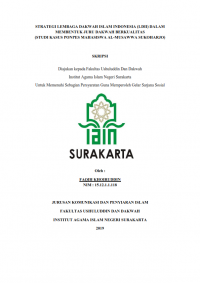 Strategi Lembaga Dakwah Islam Indonesia (LDII) dalam Membentuk Juru Dakwah Berkualitas (Studi Kasus PonPes Mahasiswa Al-Musawwa Sukoharjo)