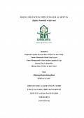 Makna Shaum dan Shiyam dalam Al-Qur'an (Kajian Semantik Al-Qur'an)
