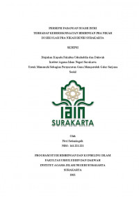 Persepsi Pasangan Suami Istri terhadap Kebermanfaatan Bimbingan Pra Nikah di Sekolah Pra Nikah Benih Surakarta
